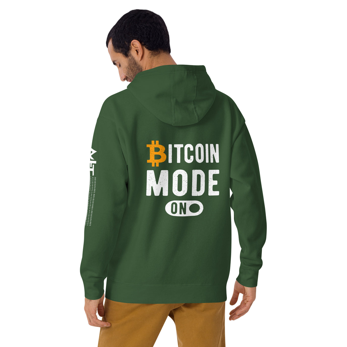 Bitcoin Mode is On Unisex Hoodie ( Back Print )