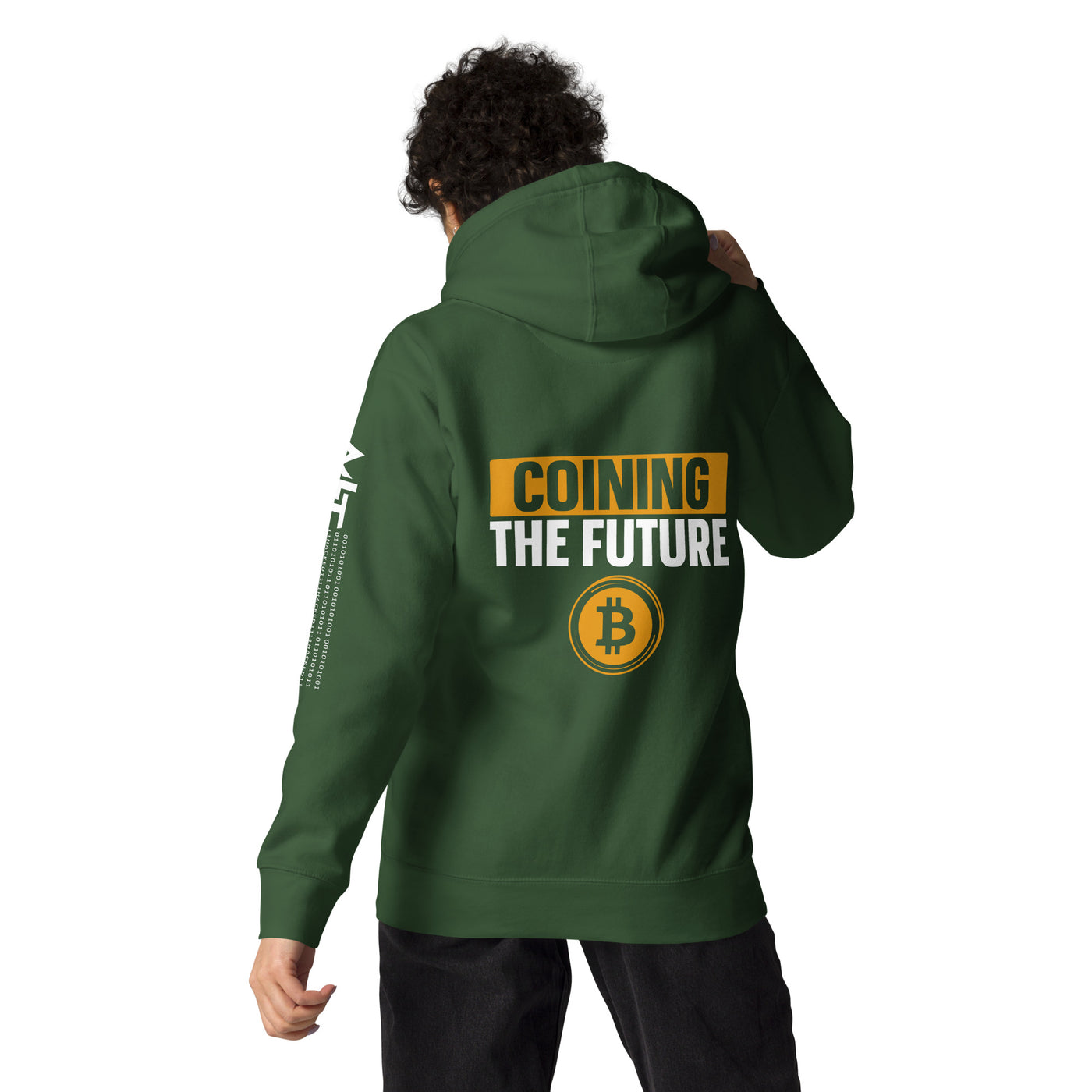 Coining The Future Unisex Hoodie ( Back Print )