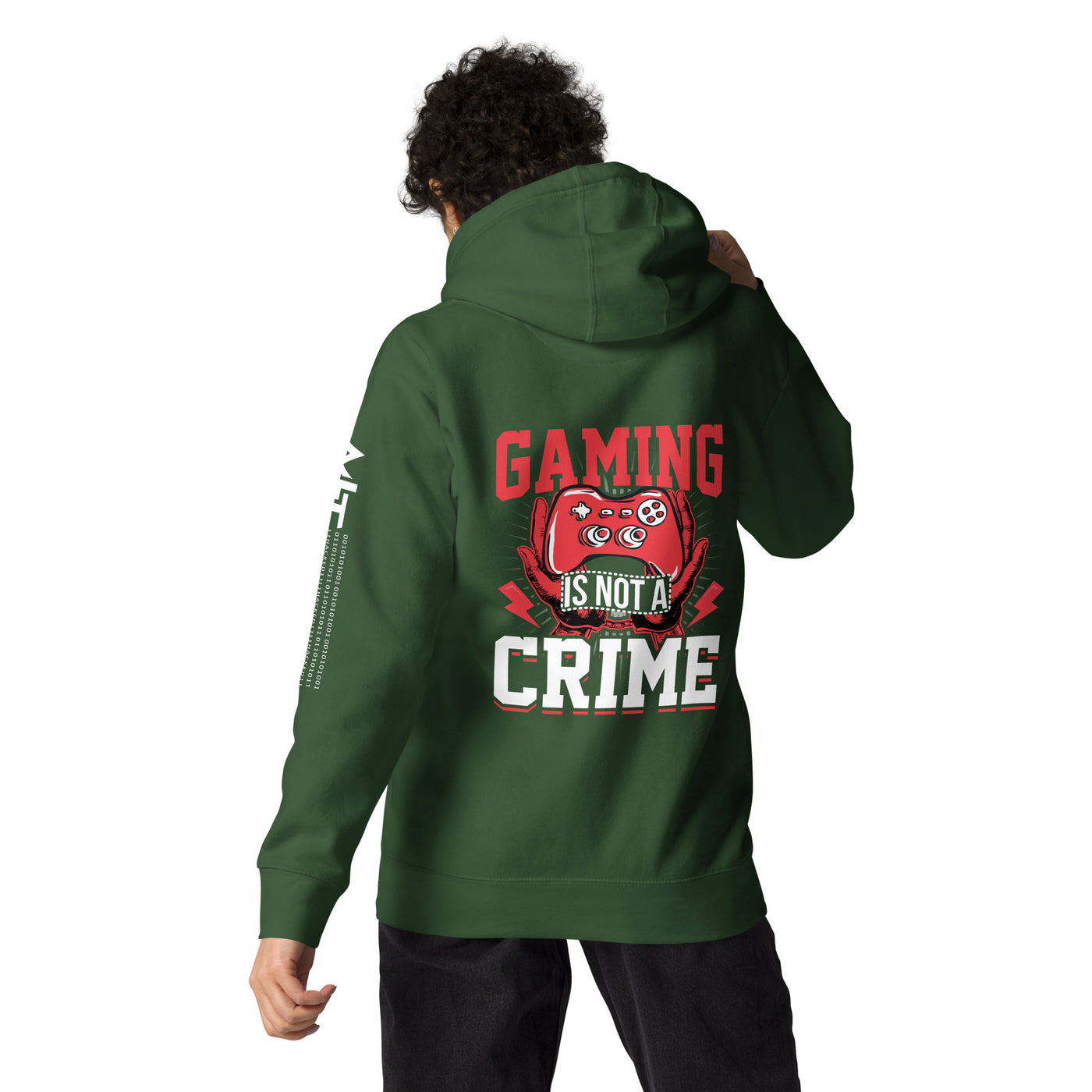 Gaming is not a Crime - Unisex Hoodie ( Back Print )