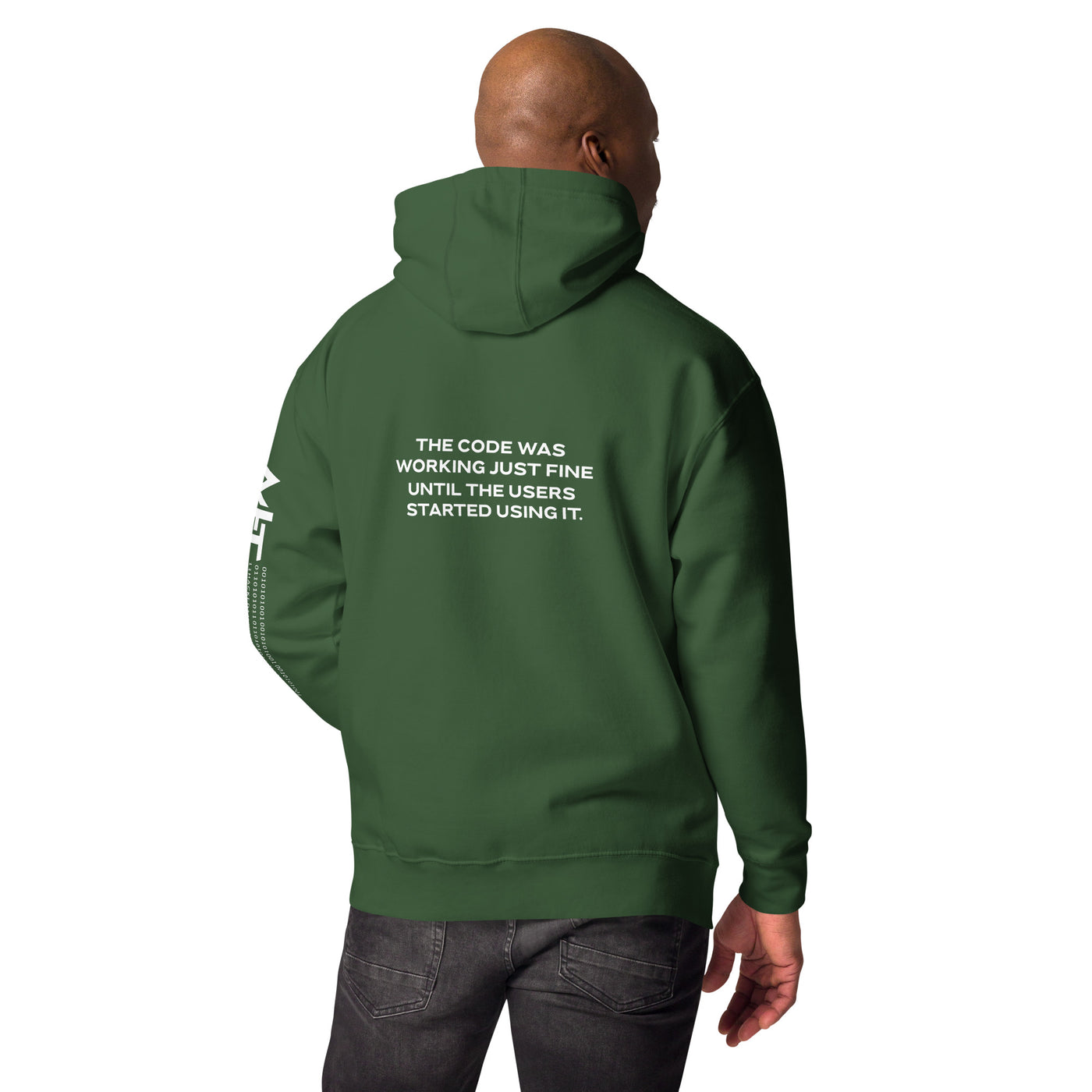 The code was working just fine until the users started using it - Unisex Hoodie ( Back Print )