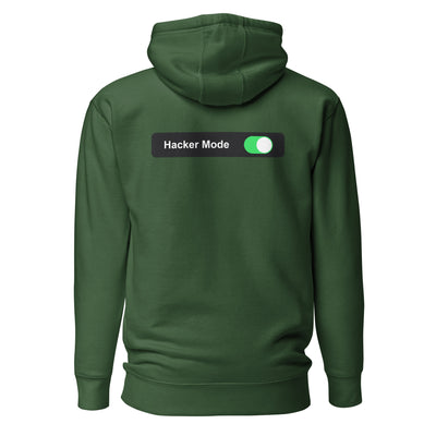 Hacker Mode On - Unisex Hoodie (back print)