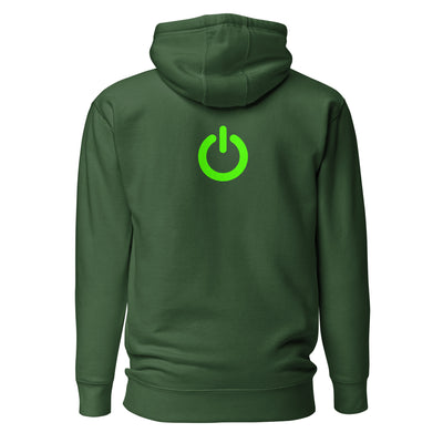 Power on - Unisex Hoodie (back print)