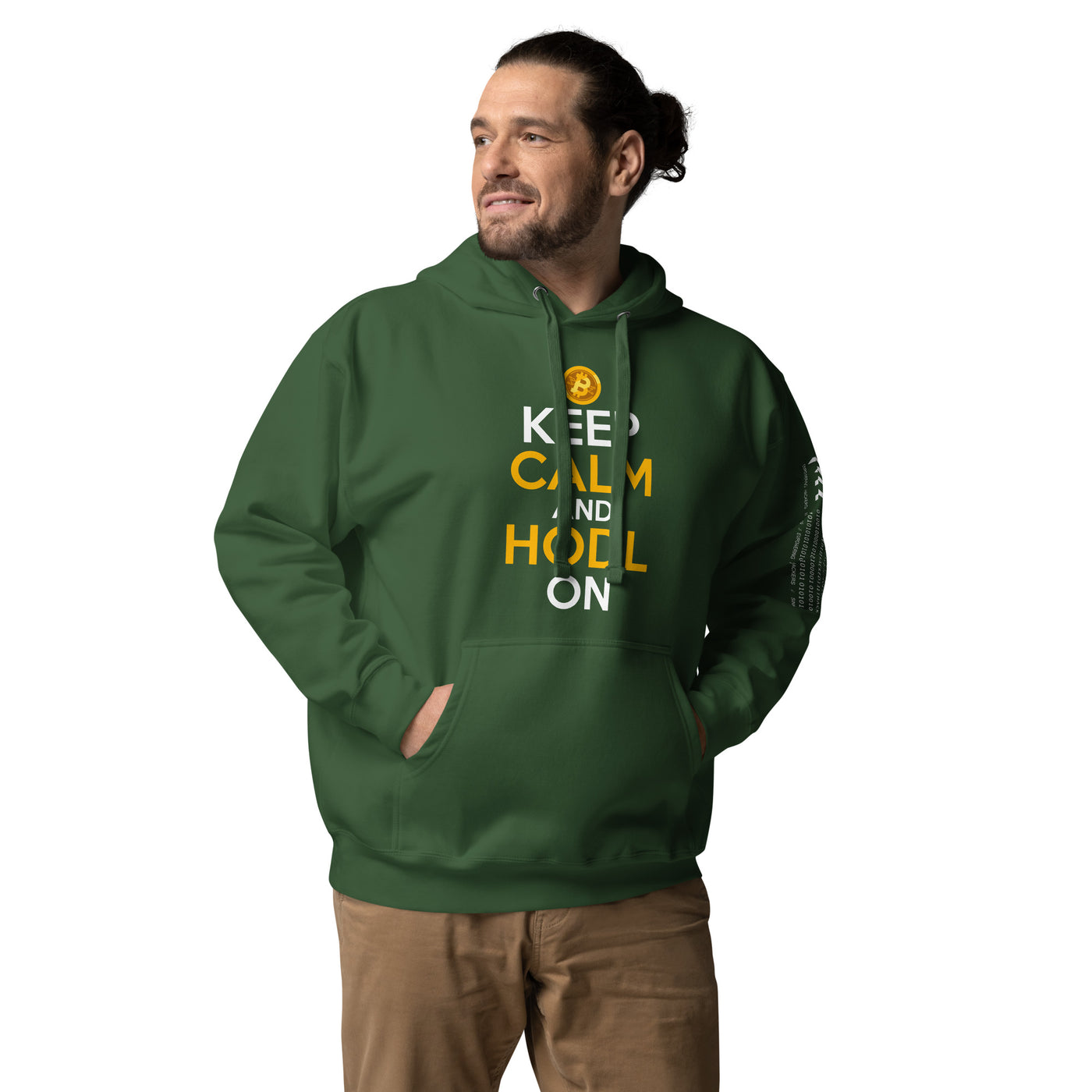 Keep Clam and HODL On Unisex Hoodie