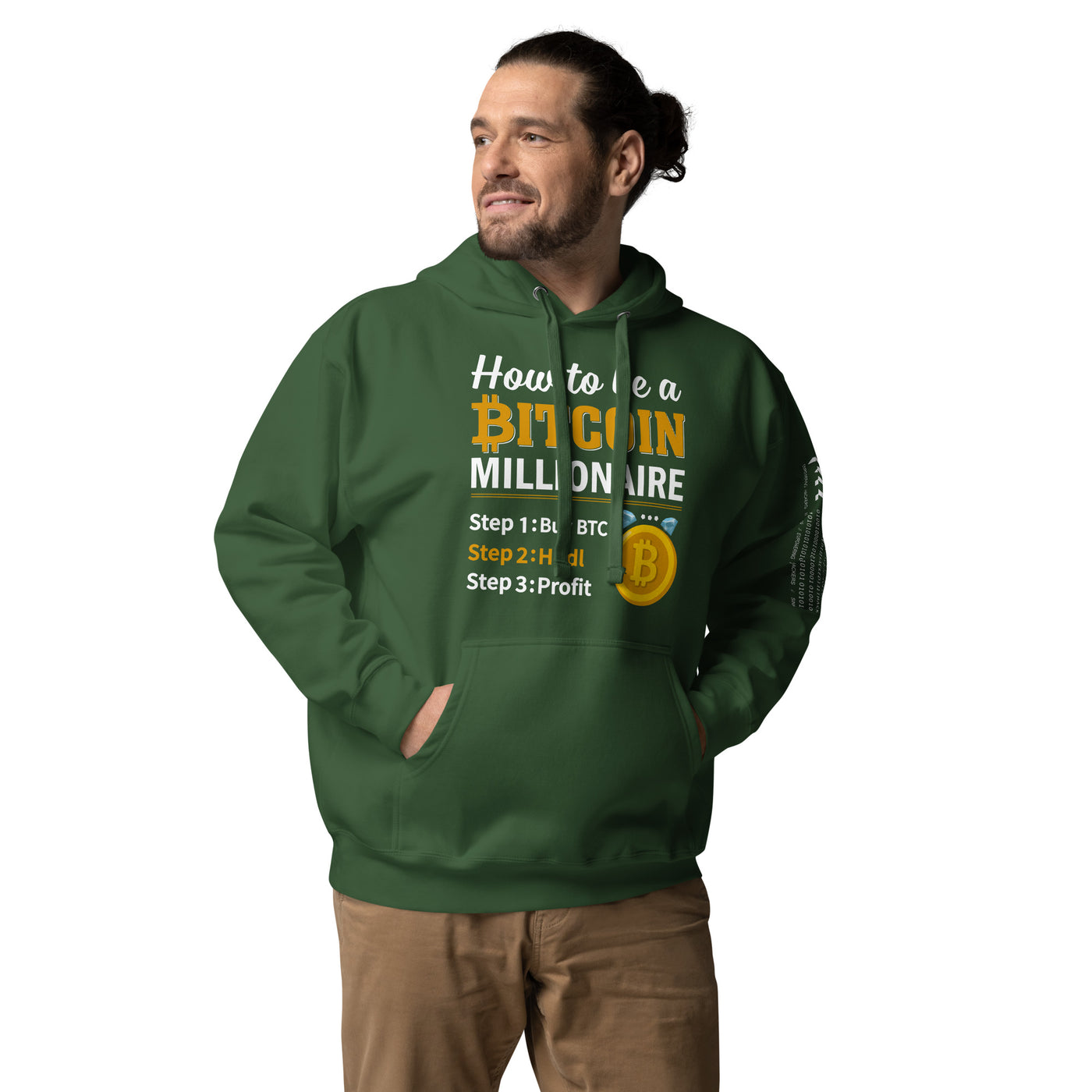 How to be a Bitcoin Millionaire Unisex Hoodie