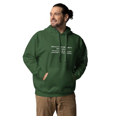 I am a Cyber Security Specialist V1 - Unisex Hoodie