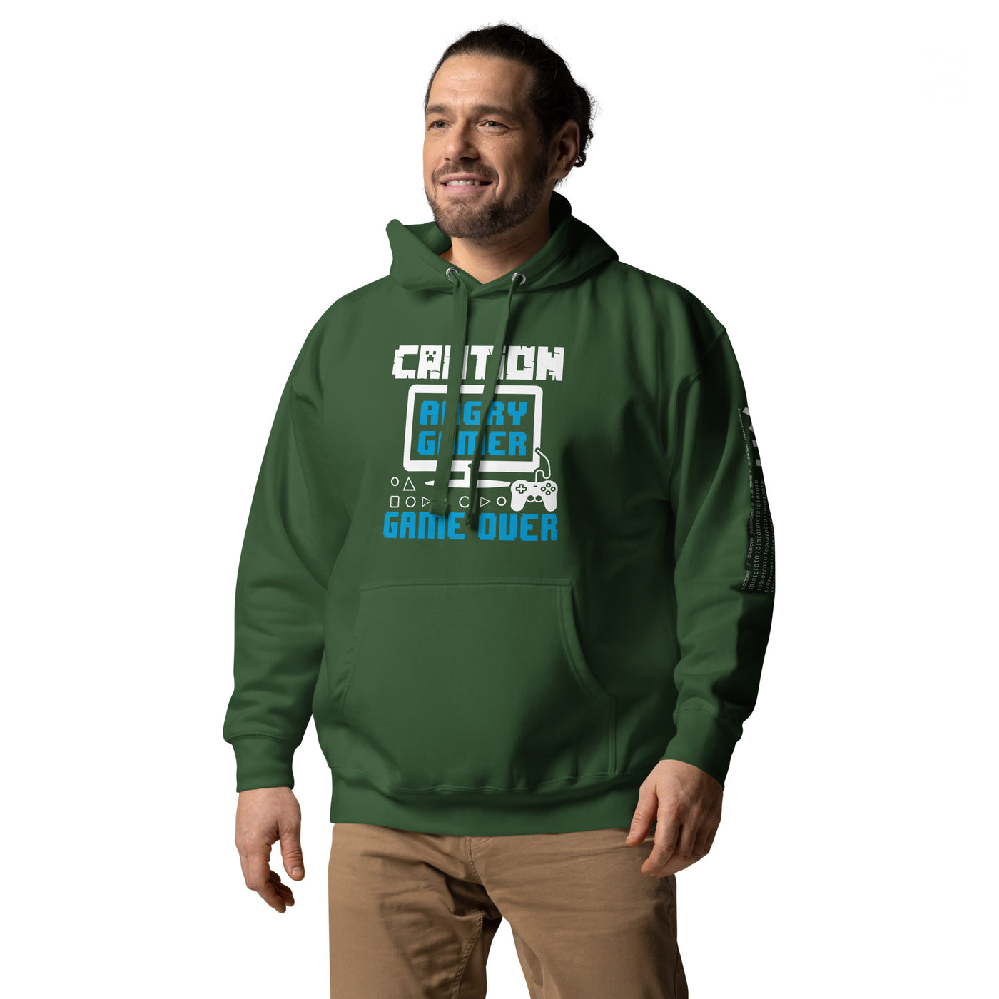 Caution! Angry Gamer Unisex Hoodie
