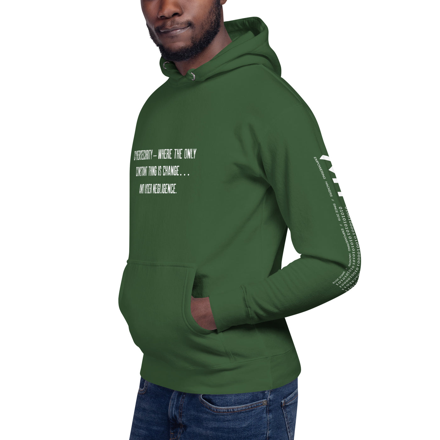 Cybersecurity where the only constant thing is change and user negligence - Unisex Hoodie