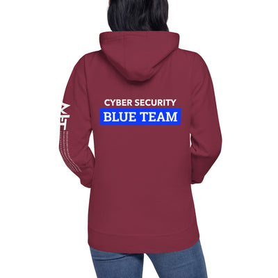 Cyber Security Blue Team V6 - Unisex Hoodie ( Back Print )