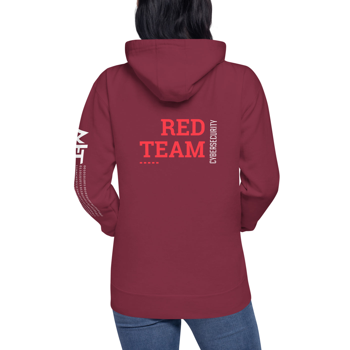 Cyber Security Red Team V12 - Unisex Hoodie ( Back Print )