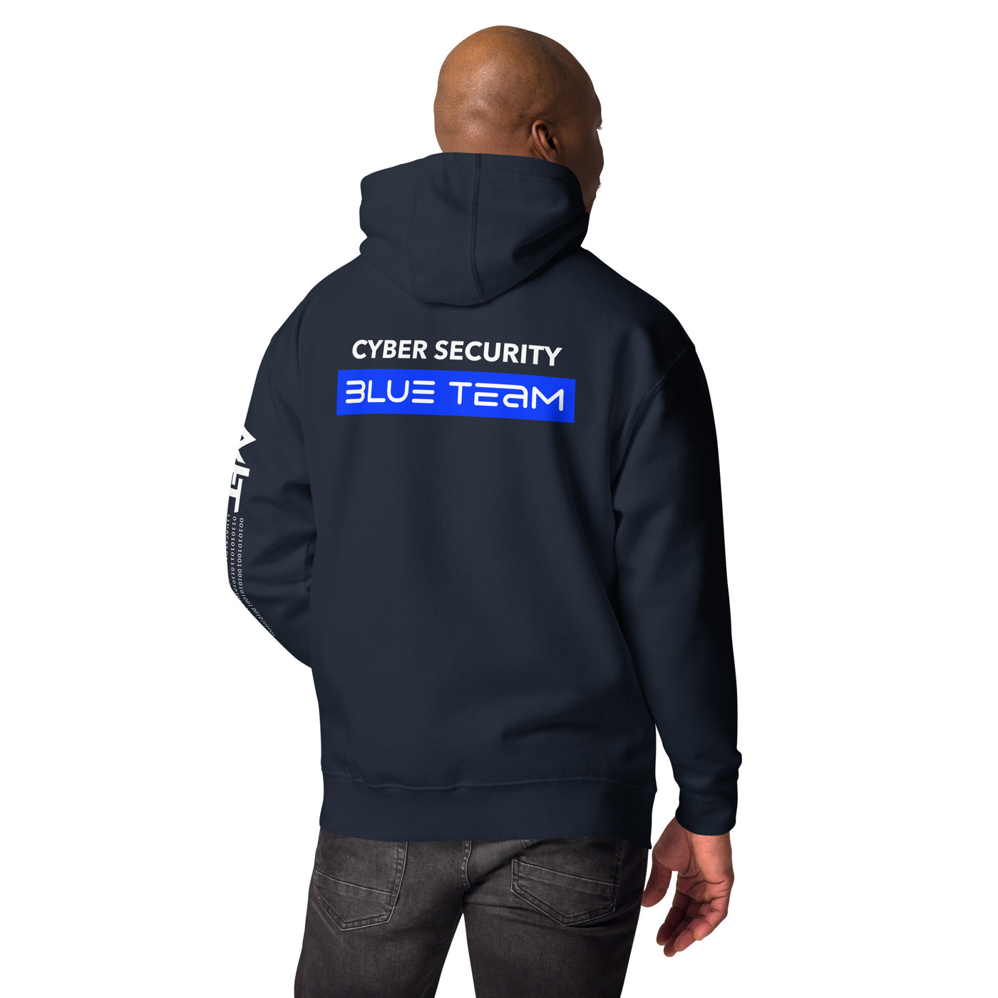 Cyber Security Blue Team V8 - Unisex Hoodie ( Back Print )