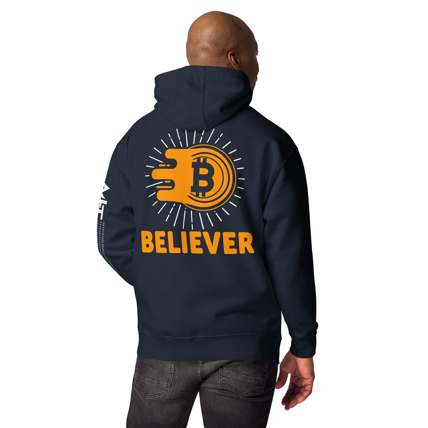 Bitcoin Believer Unisex Hoodie ( Back Print )
