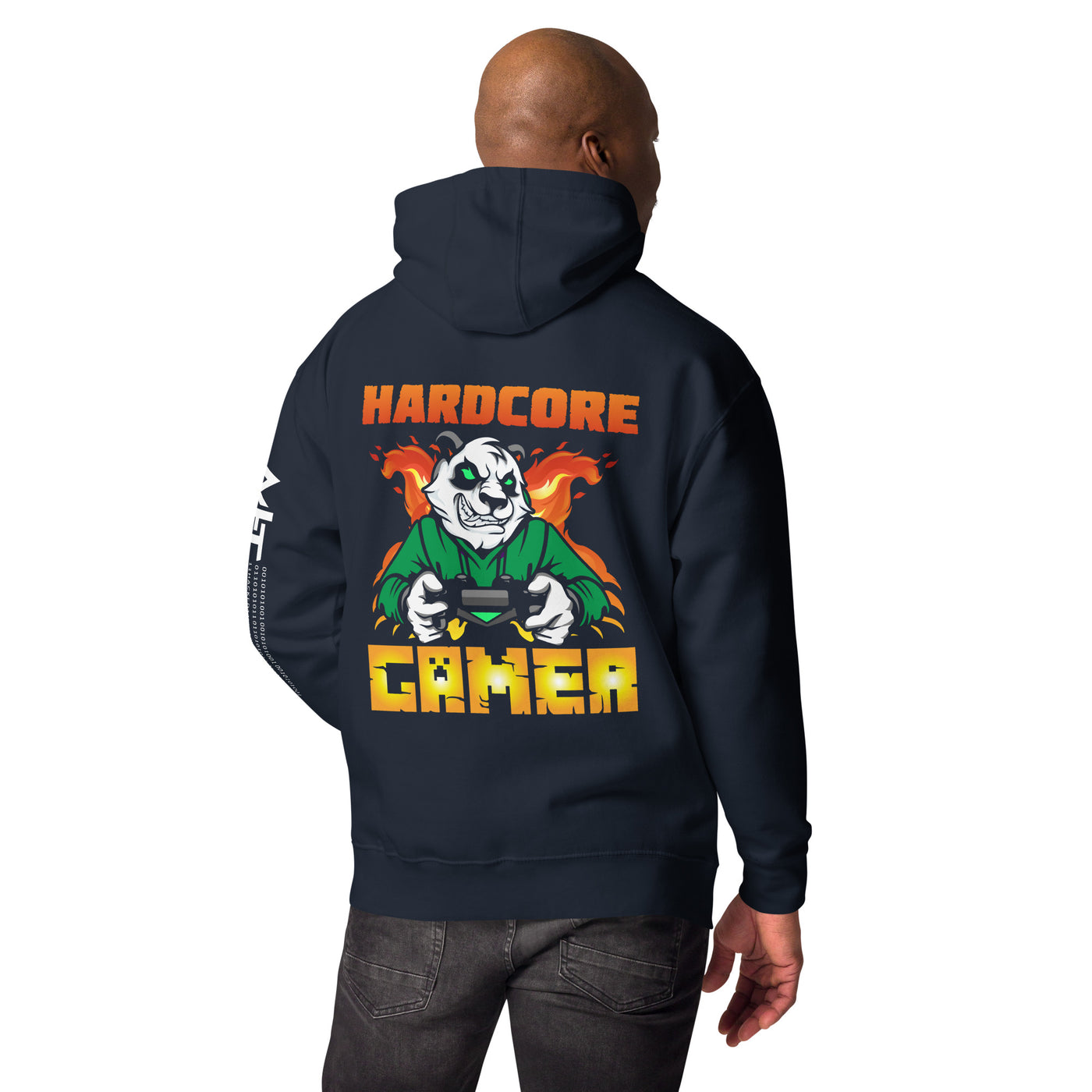 Hard Core Gamer Unisex Hoodie ( Back Print )