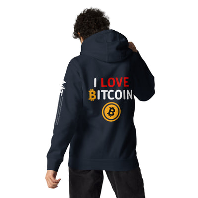 I Love Bitcoin - Unisex Hoodie