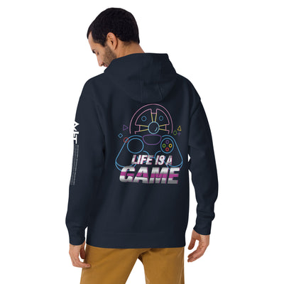 Life is a Game - Unisex Hoodie ( Back Print )