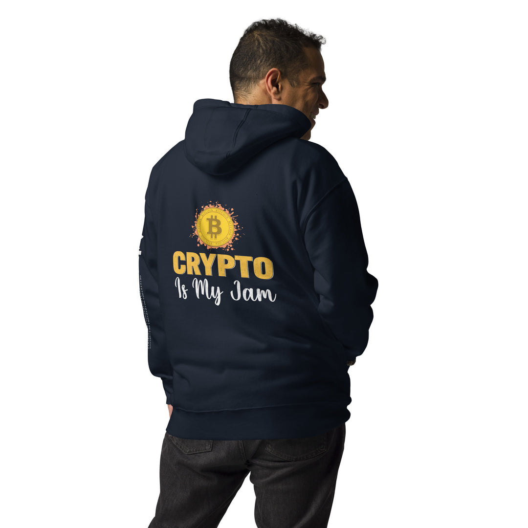 Crypto Is My Jam - Unisex Hoodie ( Back Print ) Team Royal / 2XL| Unique Hoodie for Developers, Programmers, Hackers & Coders