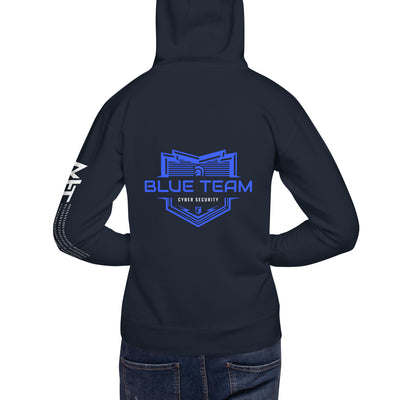 Cyber Security Blue Team V17 - Unisex Hoodie ( Back Print )