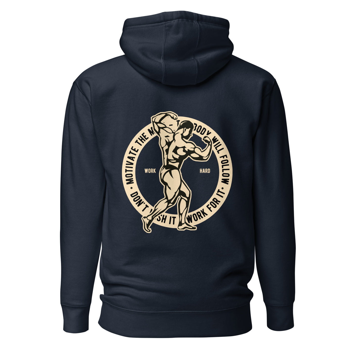 Motivate the Mind - Unisex Hoodie ( Back Print )