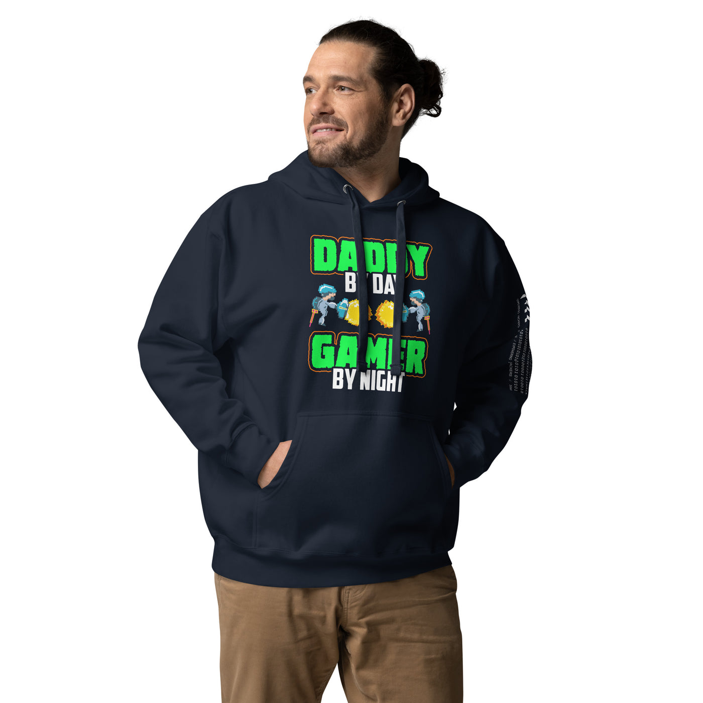 Daddy by Day, Gamer by Night Unisex Hoodie