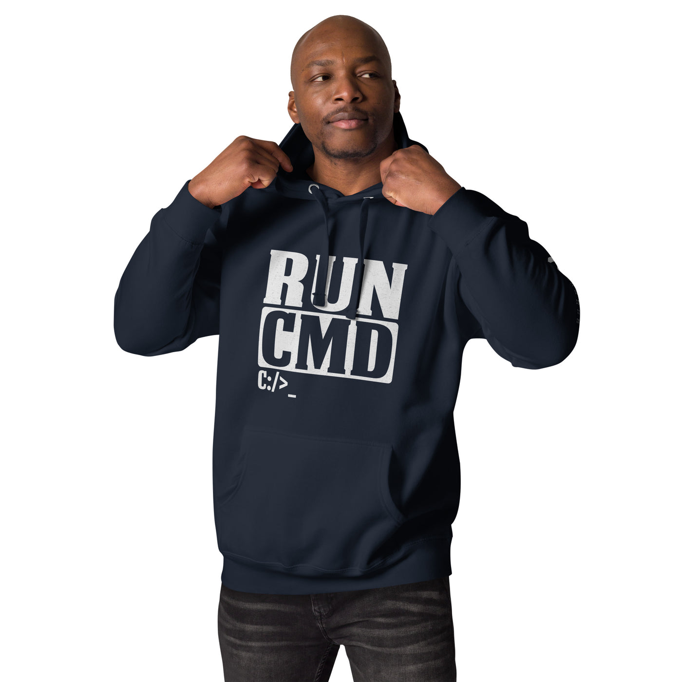 Run CMD C:/>_ - Unisex Hoodie