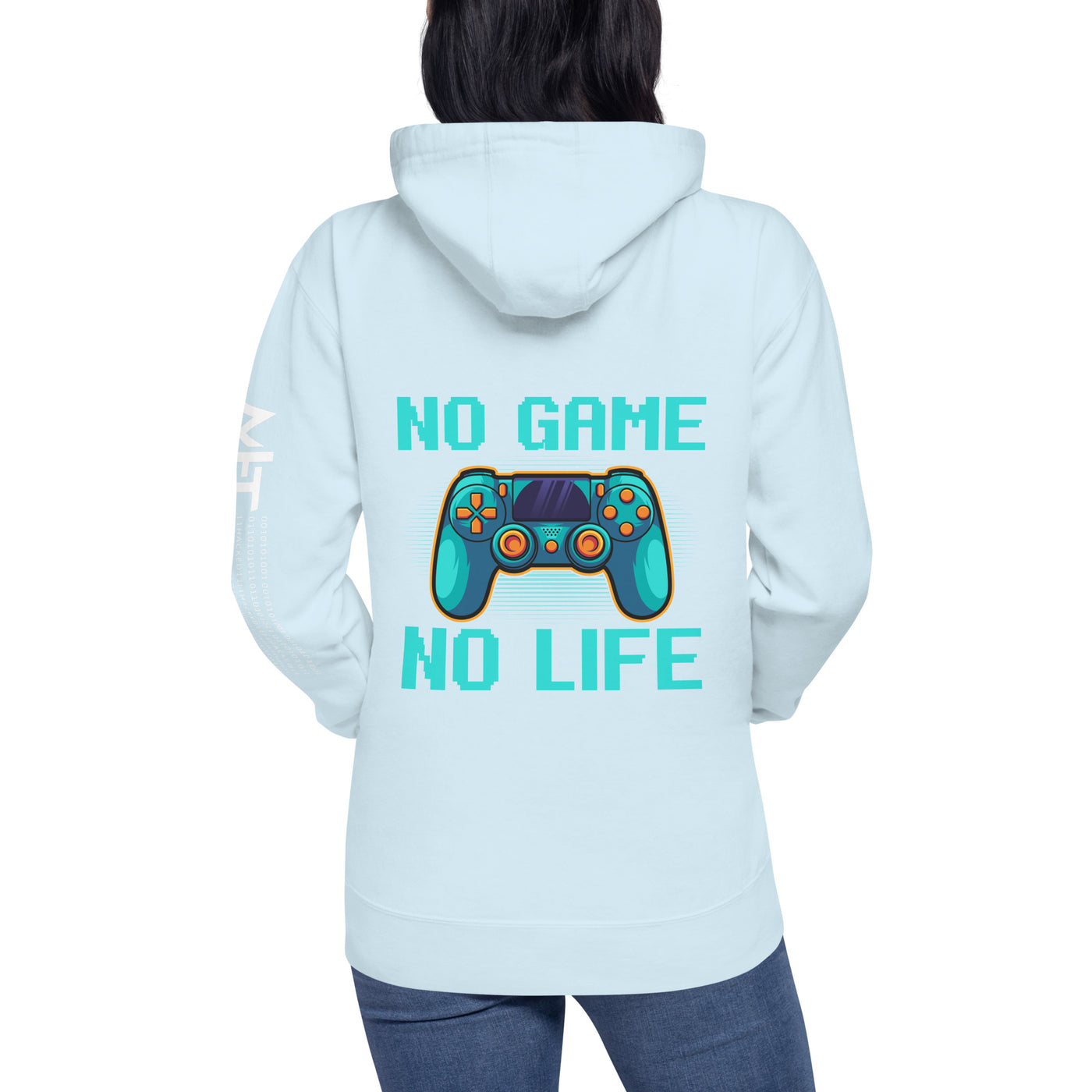 No Game; No Life - Unisex Hoodie ( Back Print )