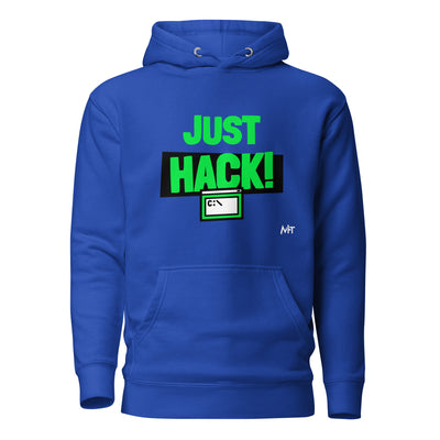 Just Hack (Green text) - Unisex Hoodie