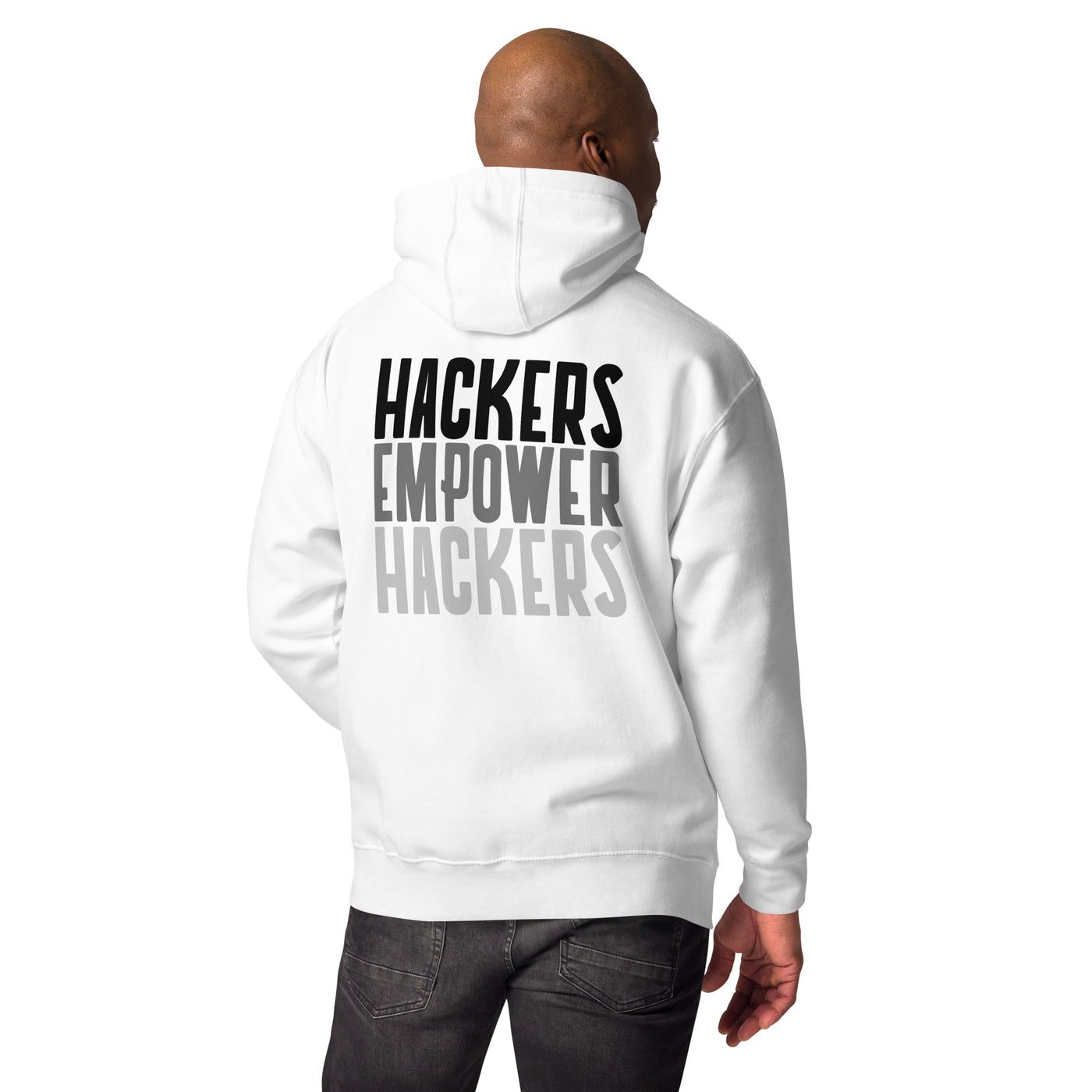 Hackers Empower Hackers - Unisex Hoodie ( Back Print )