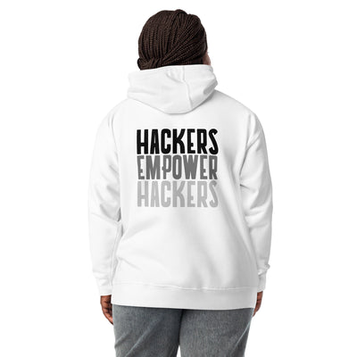 Hackers Empower Hackers - Unisex Hoodie ( Back Print )
