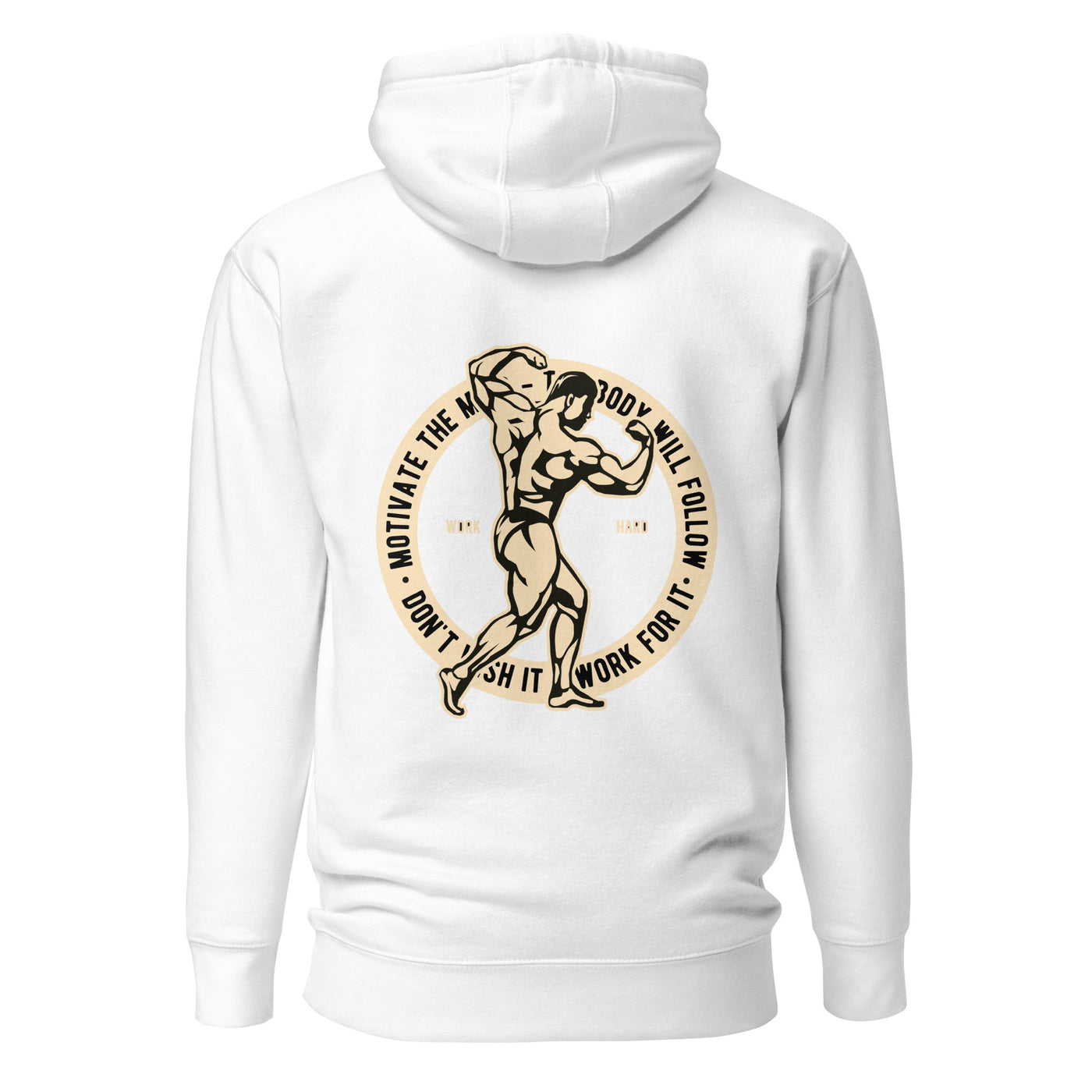 Motivate the Mind - Unisex Hoodie ( Back Print )