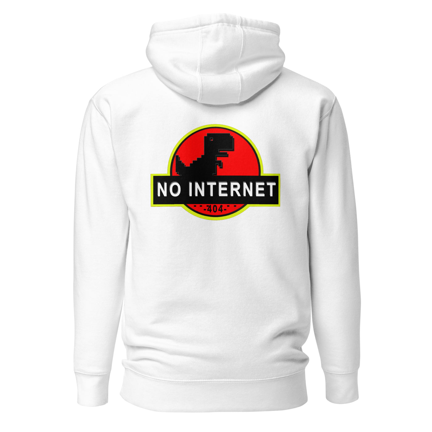 No internet 404 - Unisex Hoodie (back print)