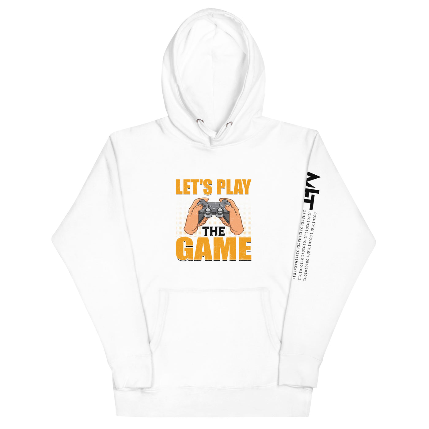 Let's Play the Game in Dark Text - Unisex Hoodie