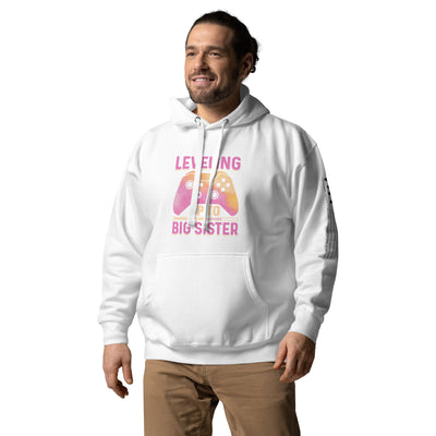 Levelling up to Big Sister for light color - Unisex Hoodie