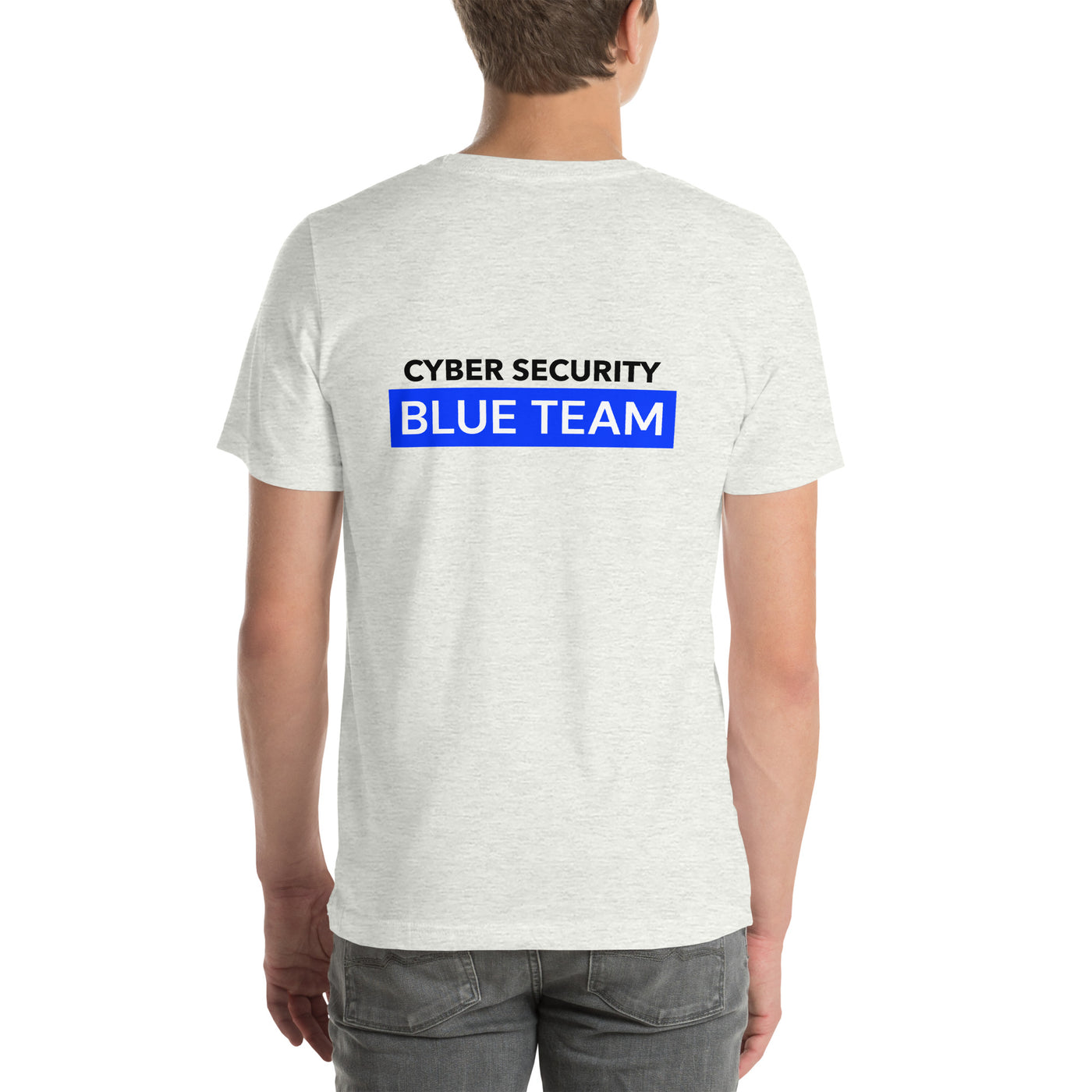 Cyber Security Blue Team V7 - Unisex T-shirt ( Back Print )
