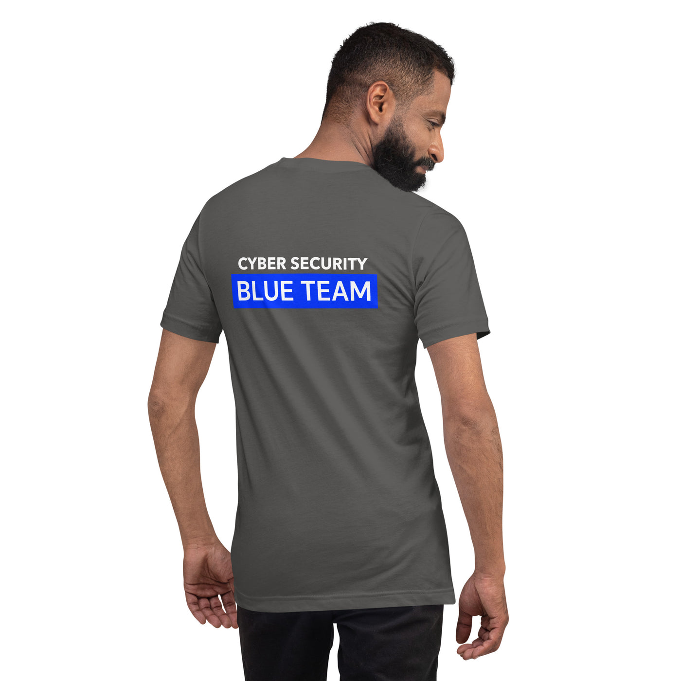 Cyber Security Blue Team V7 - Unisex T-shirt ( Back Print )