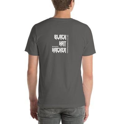 Black Hat Hacker V14 Unisex t-shirt  ( Back Print )
