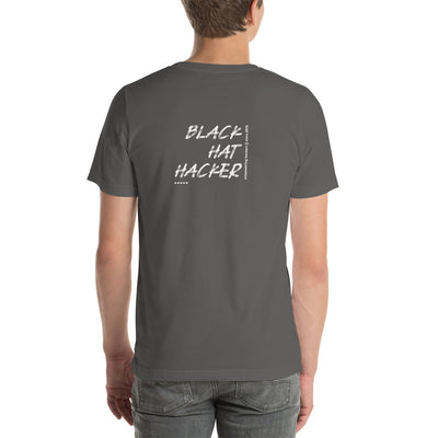 Black Hat Hacker V10 Unisex t-shirt  ( Back Print )