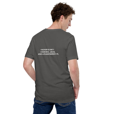 Hackers diet : Cookies, Java and a Raspberry Pi V2 - Unisex t-shirt ( Back Print )