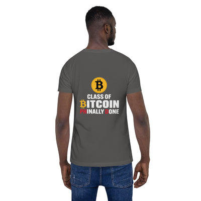 Class of Bitcoin Phinally done - Unisex t-shirt ( Back Print )
