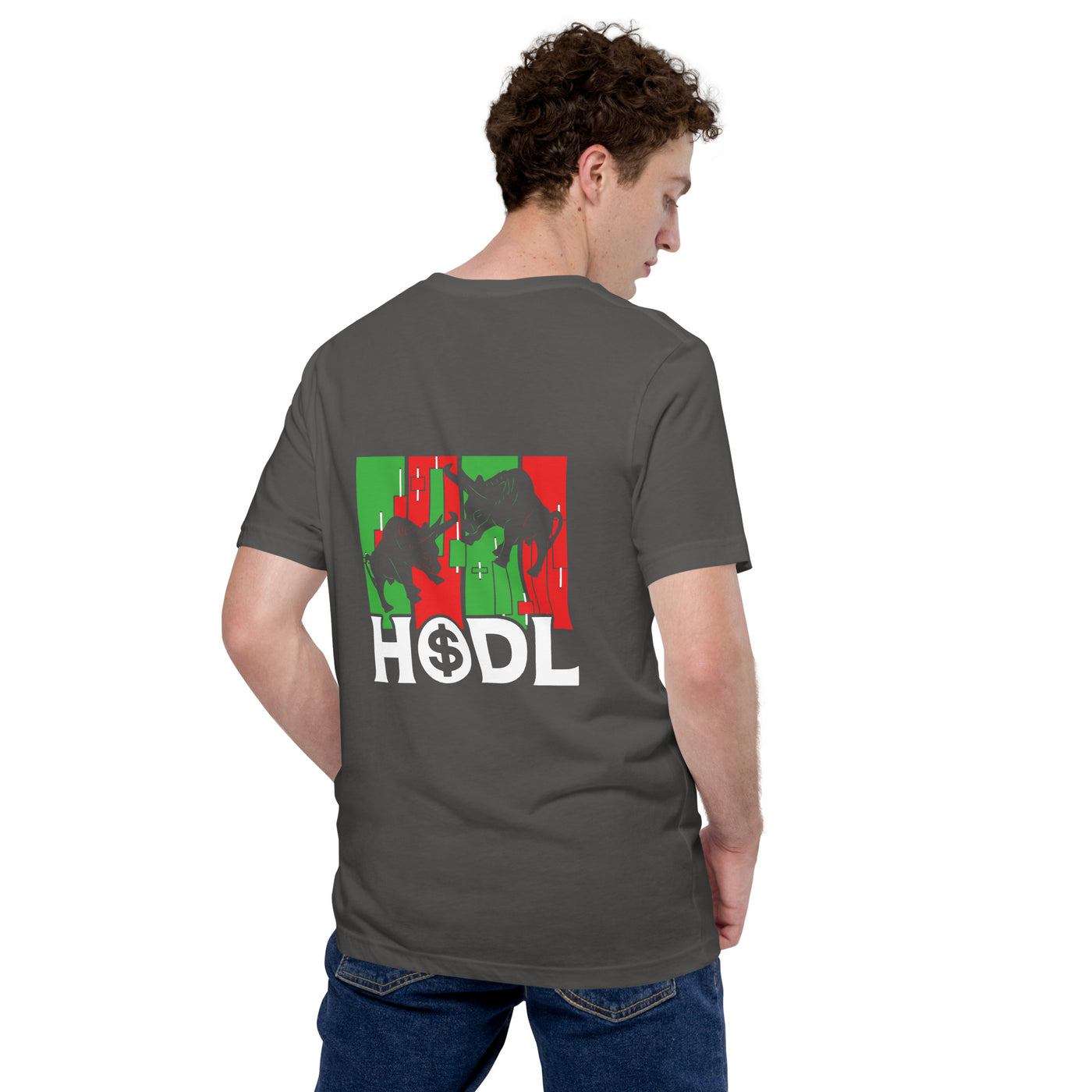 HODL - Unisex t-shirt ( Back Print )