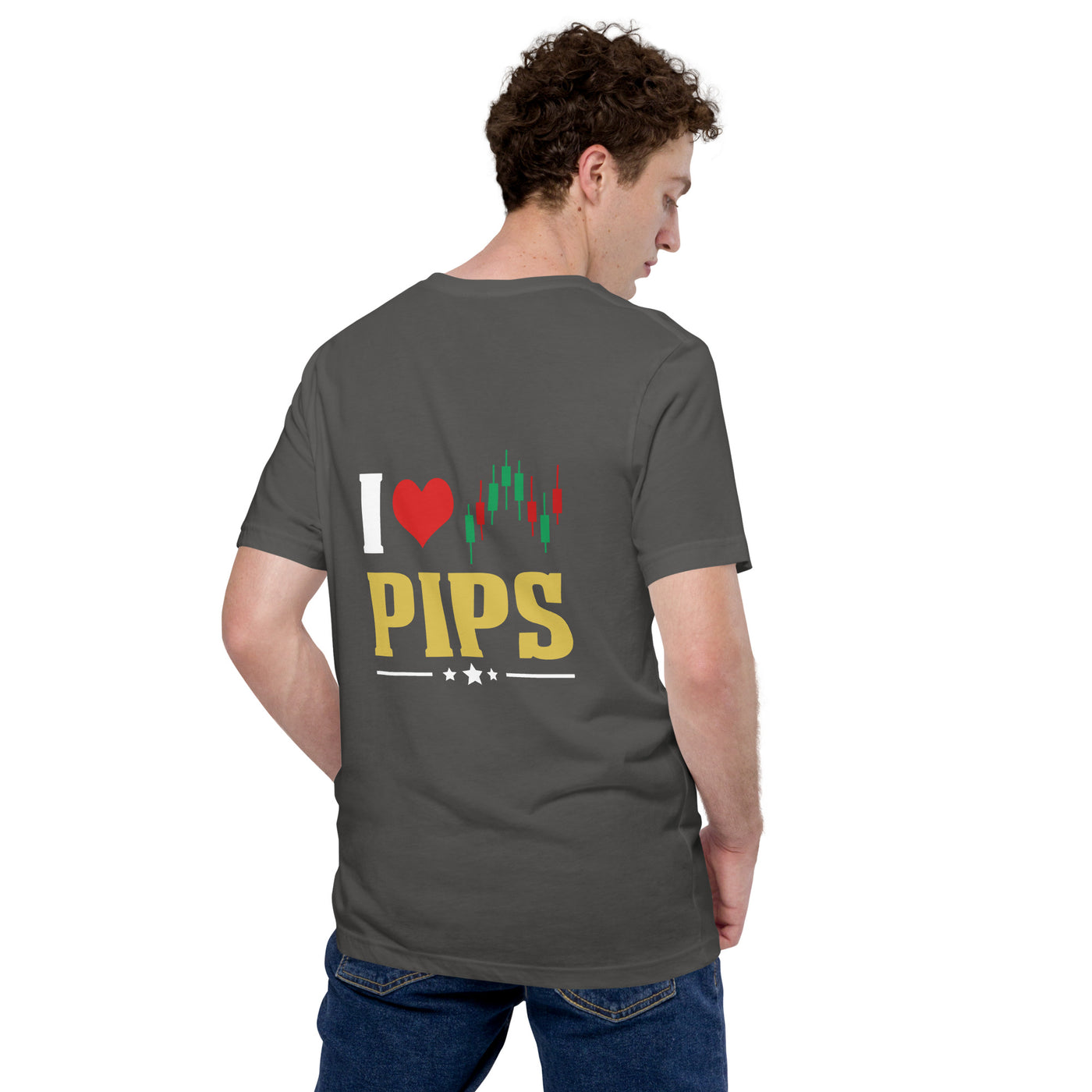 I Love Pips ( MAHFUZ ) - Unisex t-shirt ( Back Print )