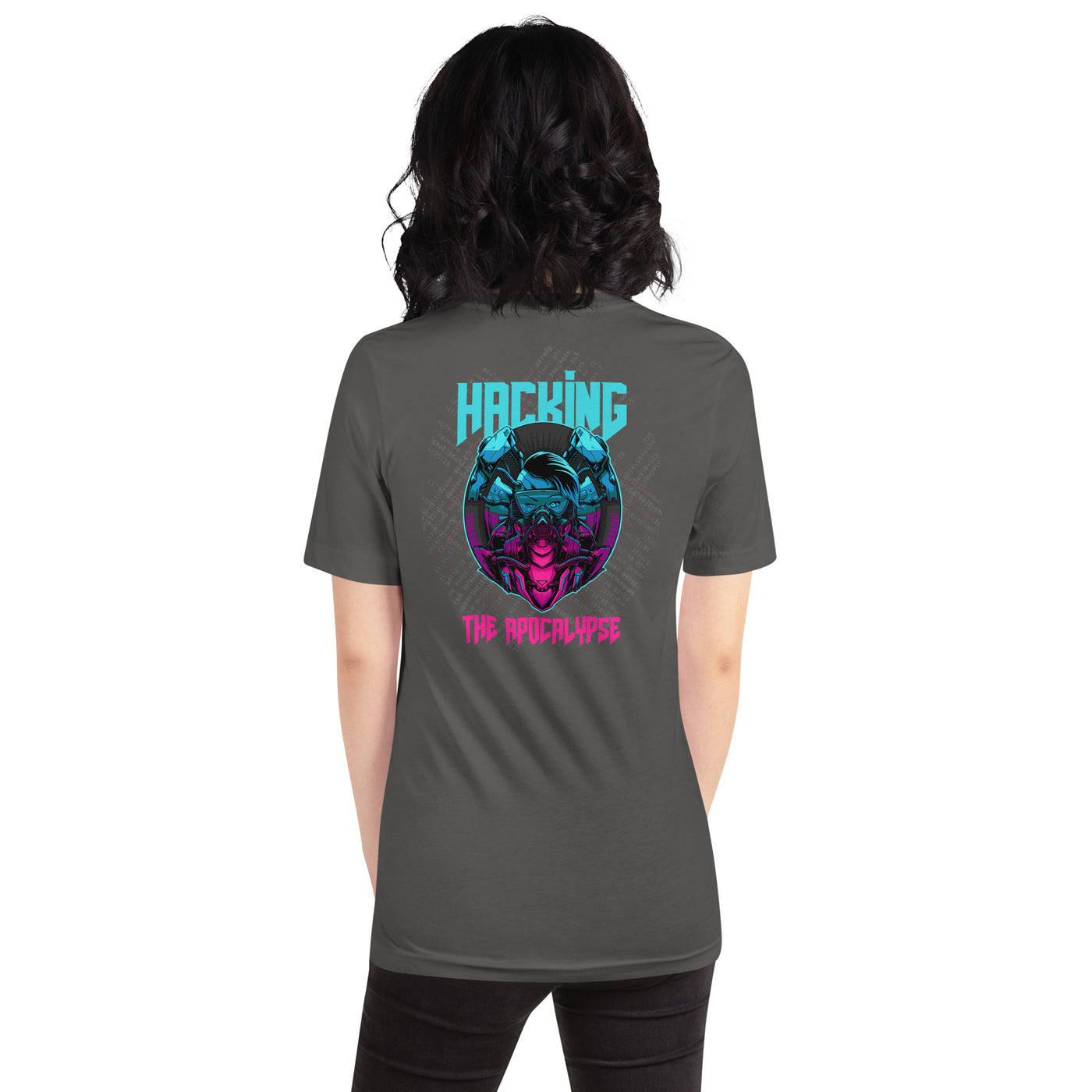 Hacking the apocalypse V2 - Unisex t-shirt ( Back Print )