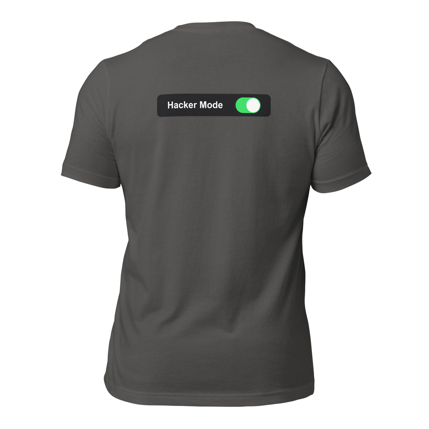 Hacker Mode On - Unisex t-shirt (back print)