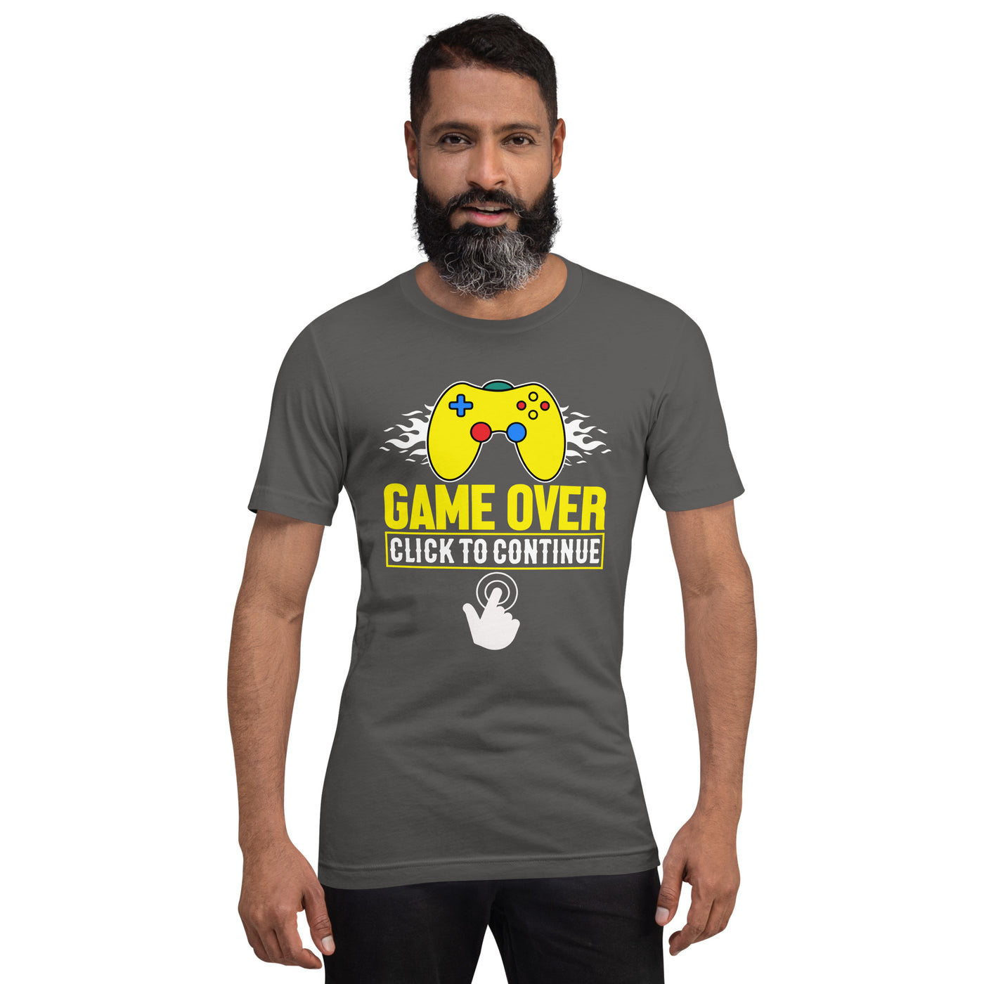 Game Over Click to Continue Unisex t-shirt