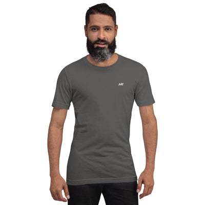 BITCOIN CLUB t-shirt design maker featuring 8-bit style Unisex t-shirt ( Back Print )