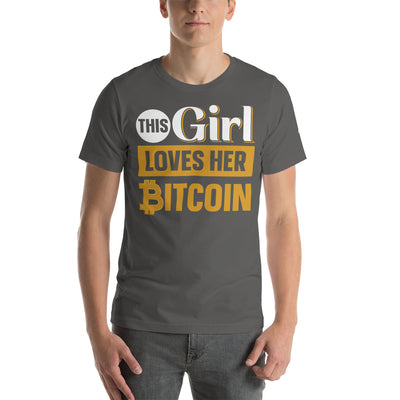 This Girl love her Bitcoin Unisex t-shirt