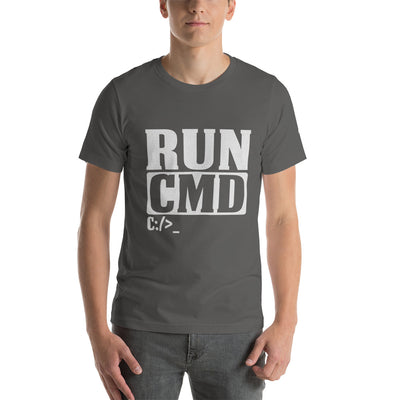 Run CMD C:/>_ - Unisex t-shirt