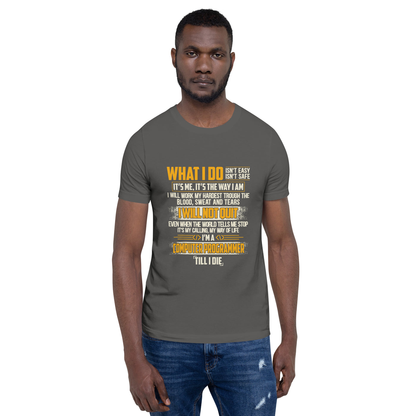 What I do - Unisex t-shirt