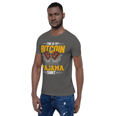 This is My Bitcoin Pajama Shirt Unisex t-shirt