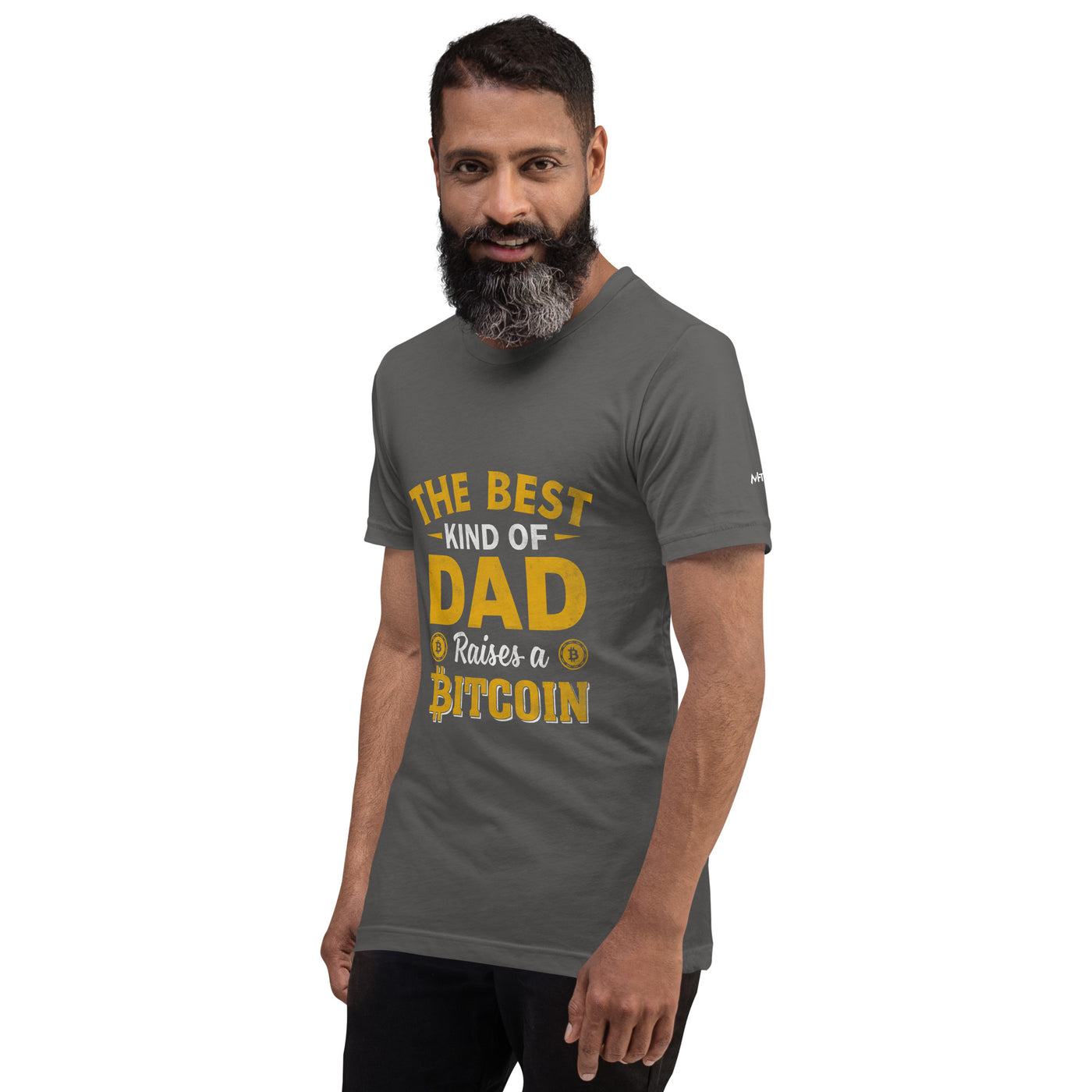 The Best Kind of Dad Raises a Bitcoin Unisex t-shirt