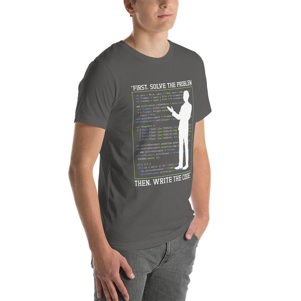 First, Solve the problem; then, Write the code V5 - Unisex t-shirt