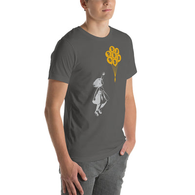 Bitcoin Little Girl Unisex t-shirt